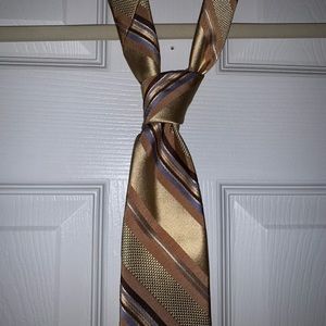 (NWT) Ike Behar - Executive Gold Tie